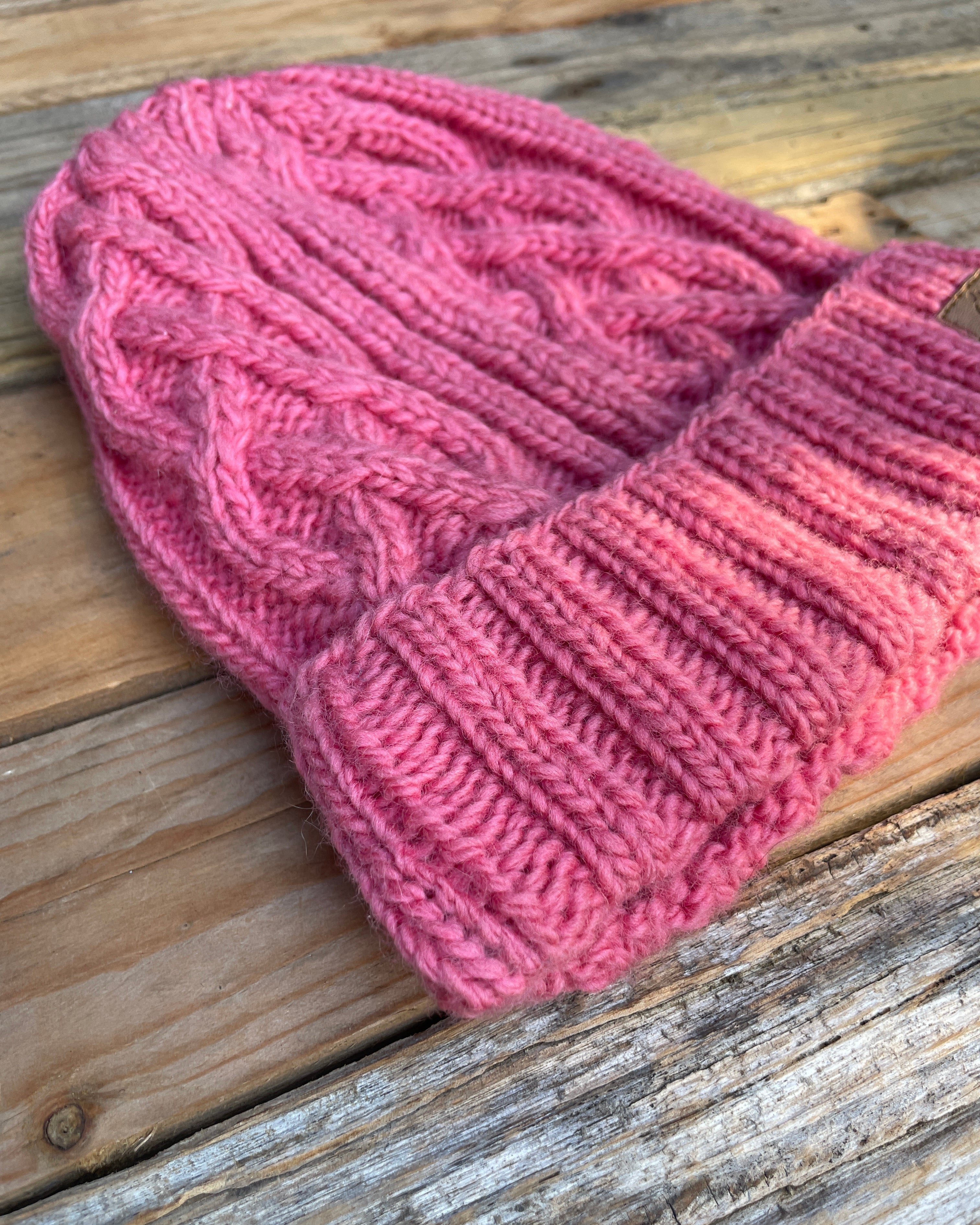 Cable Knit Merino Beanies