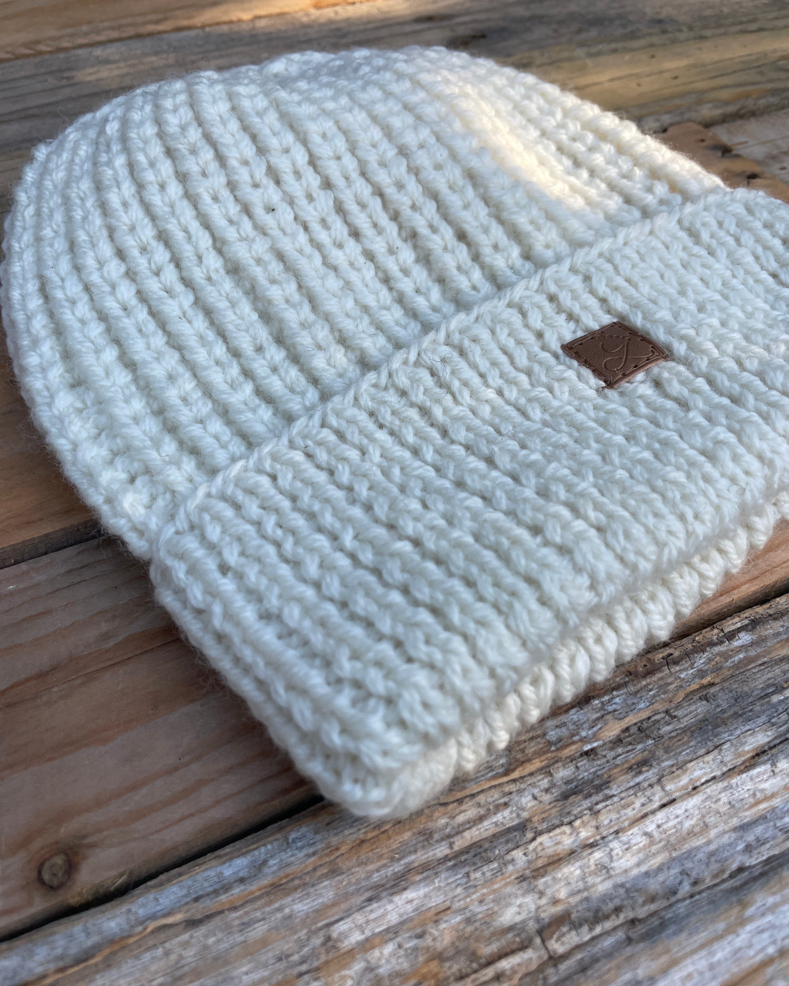 Rib Knit Merino Beanies