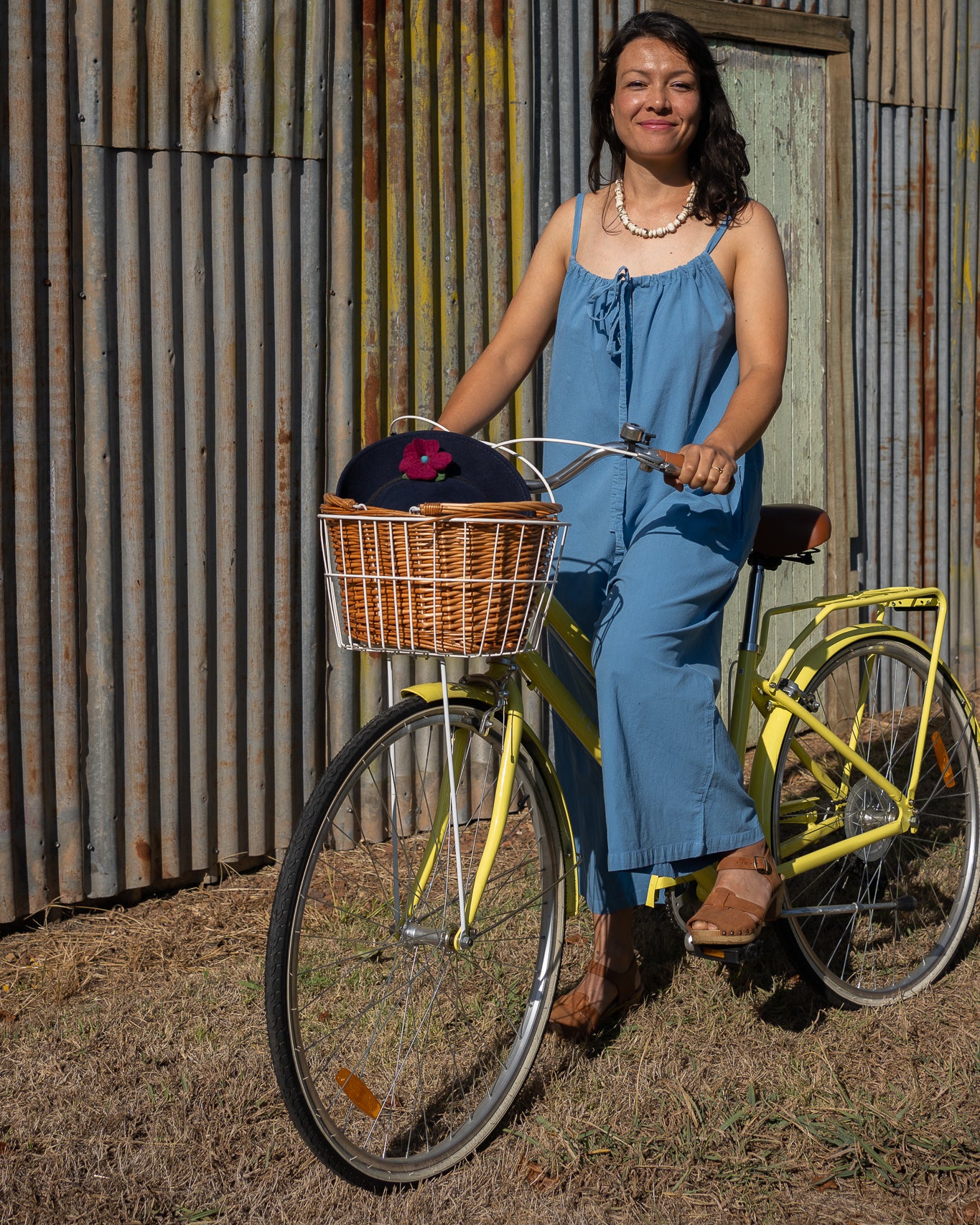 Cornflower Strappy Romper