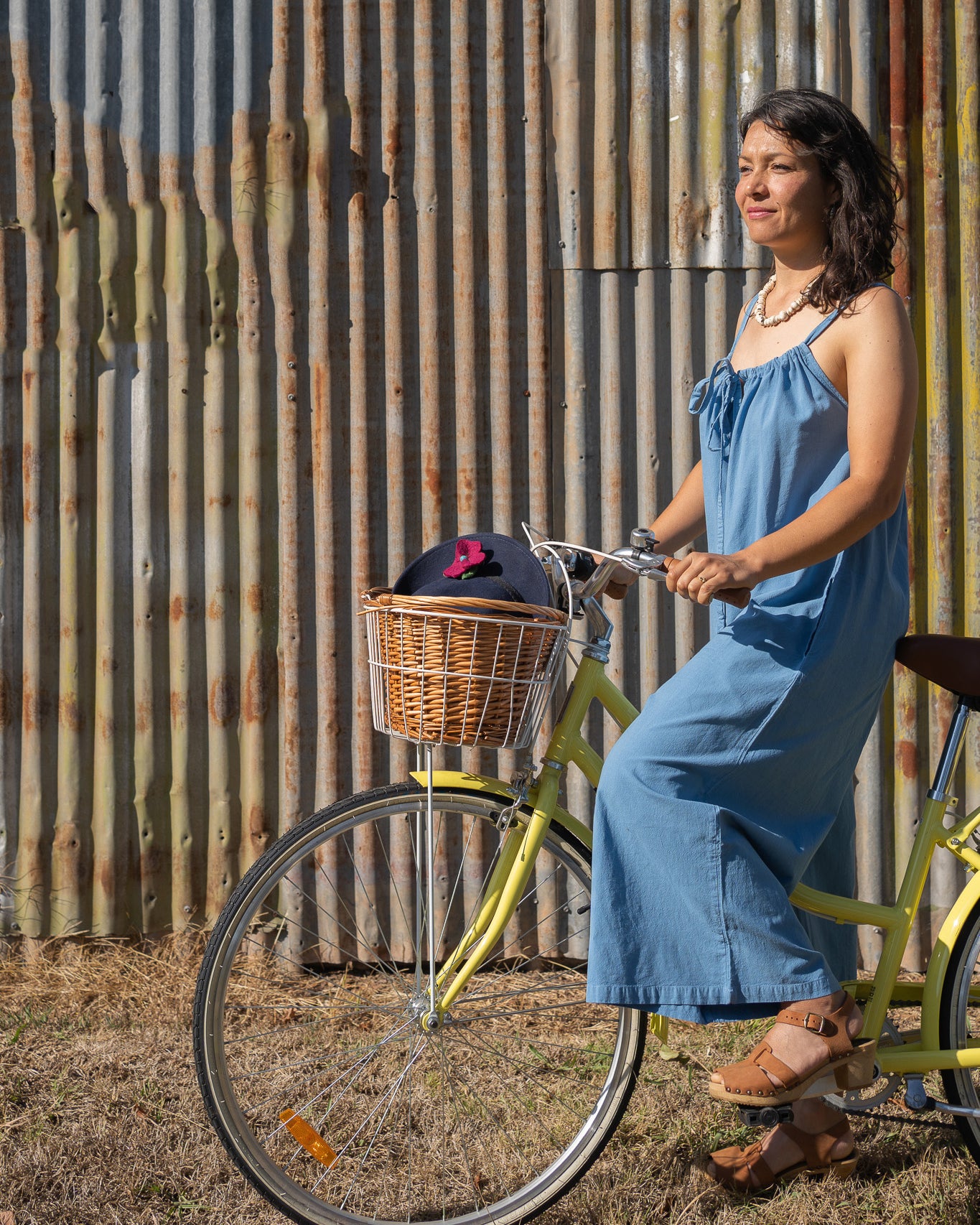 Cornflower Strappy Romper