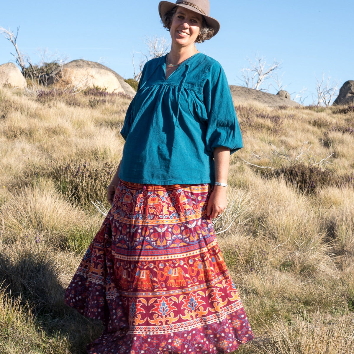 Gypsy Shirt Teal 6