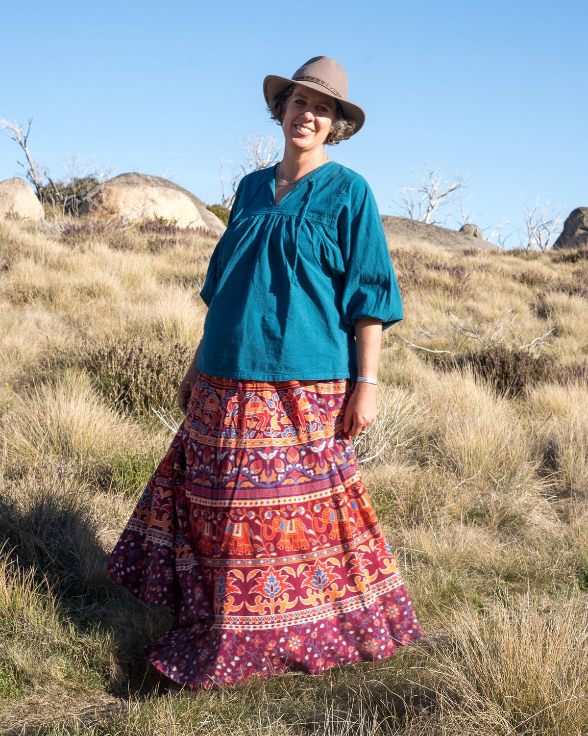 Gypsy Shirt Teal 6
