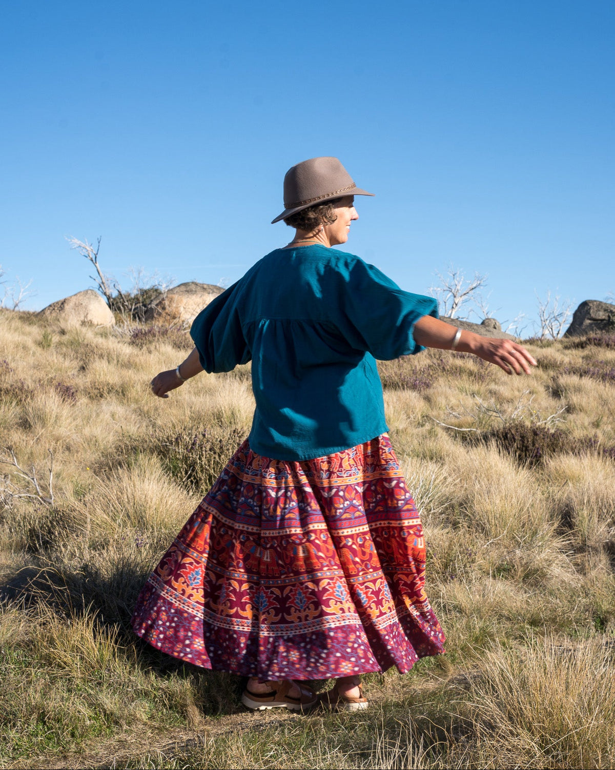Gypsy Top Teal 3