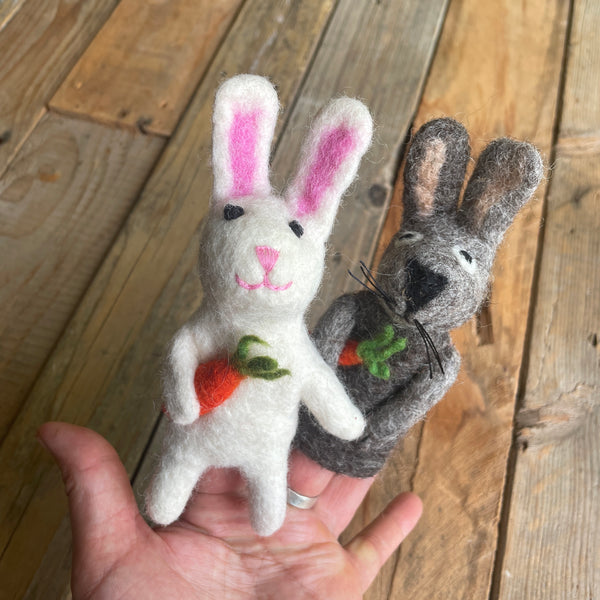 Brown Rabbit - Finger Puppet