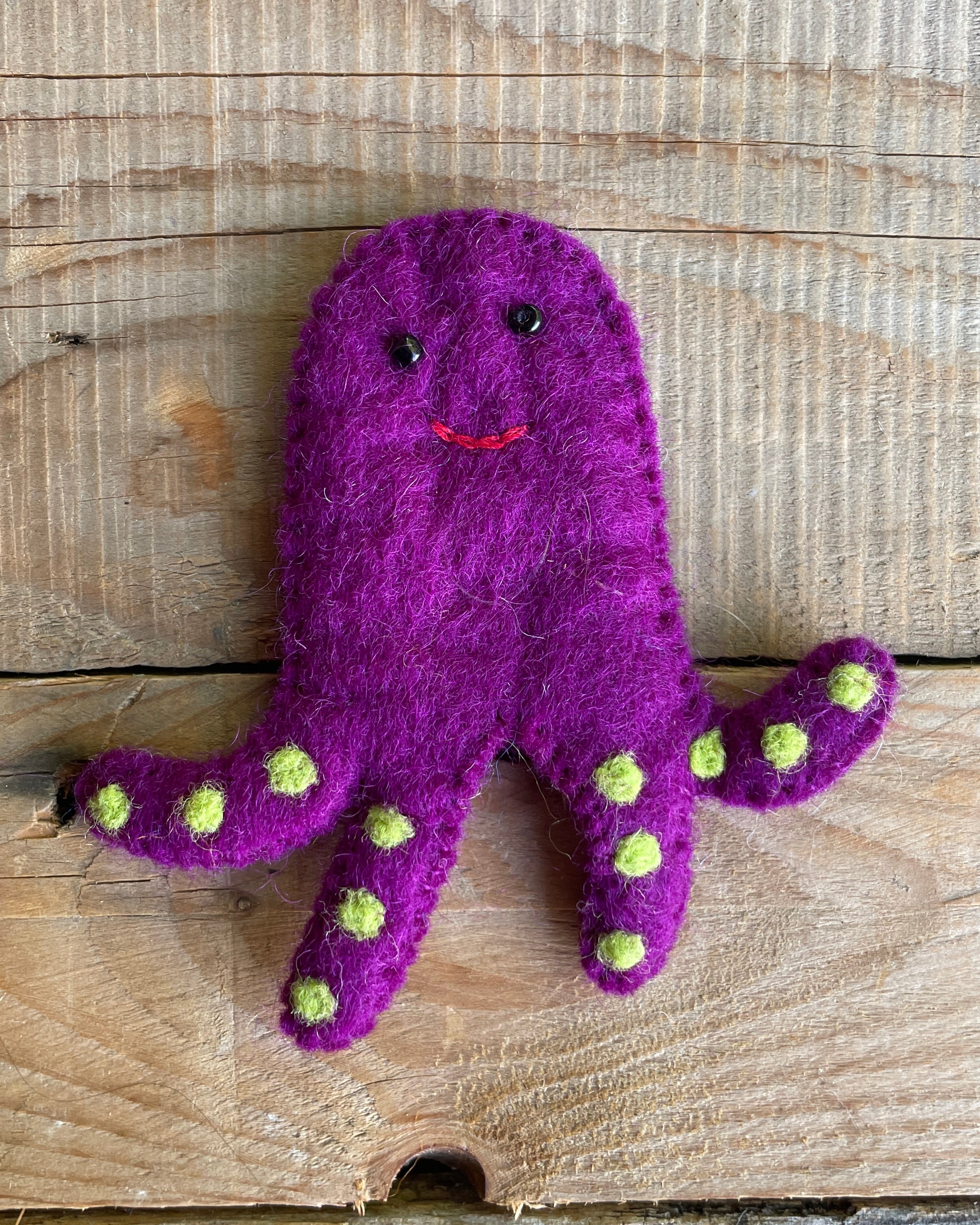 octopus finger puppet