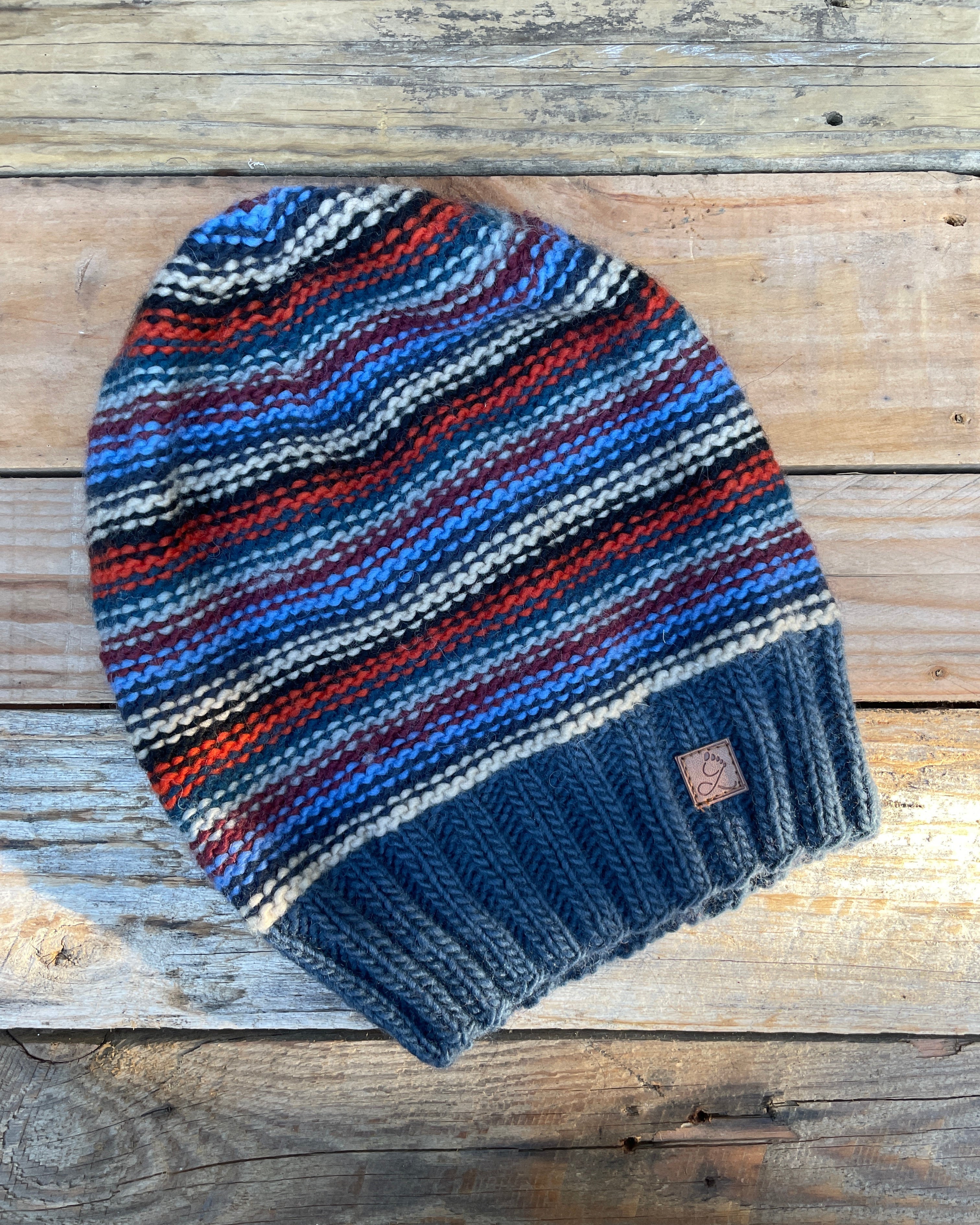 Merino Striped Beanie