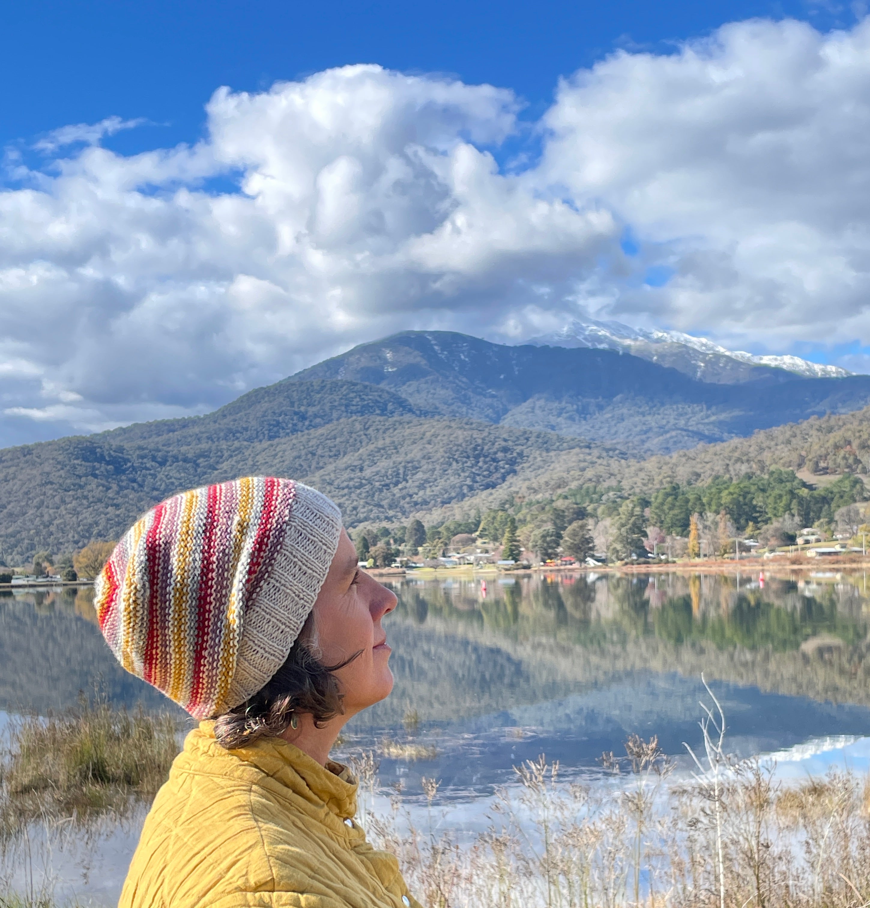 wool merino slouch beanie