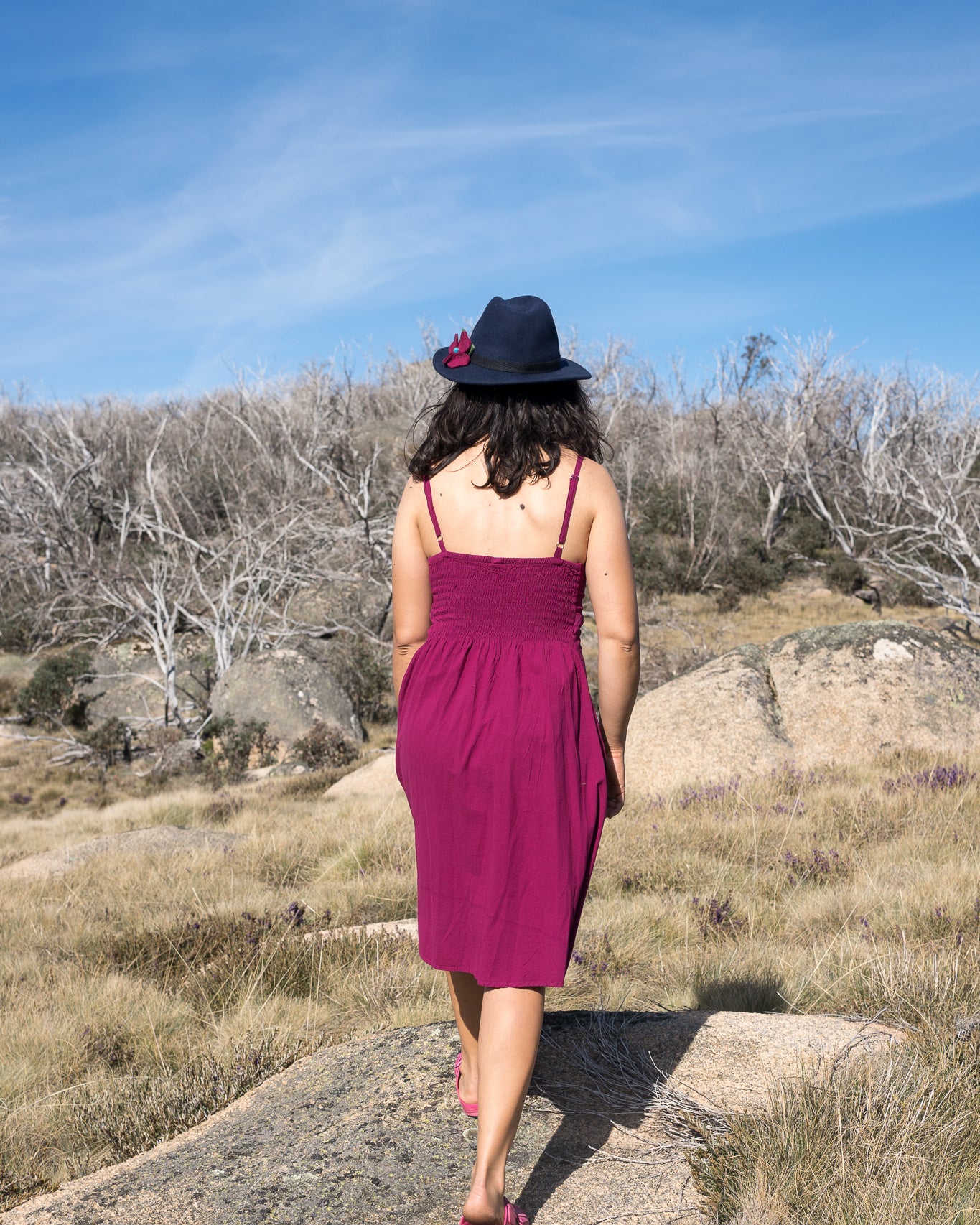 Lucy Fuschia Back