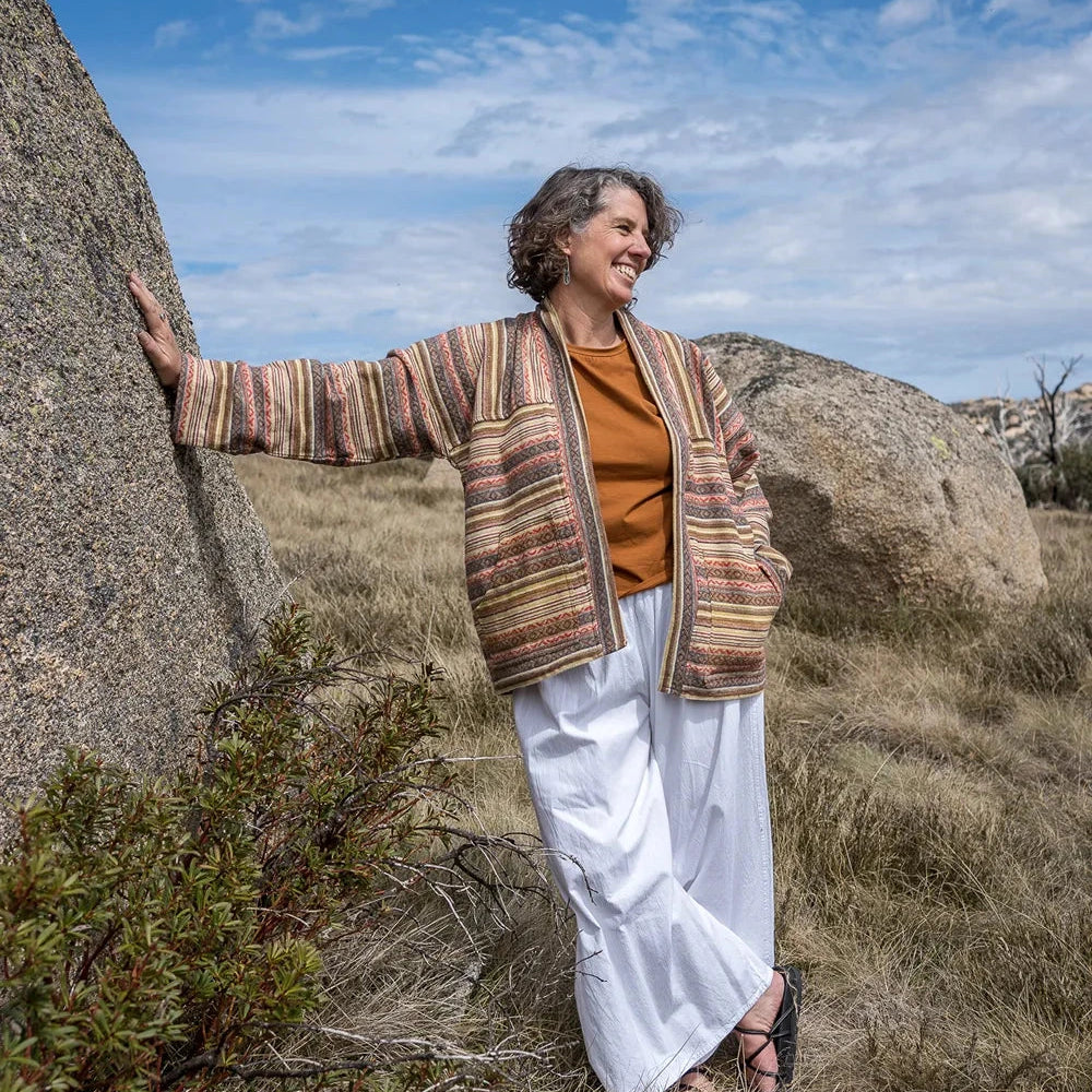 Sky Gypsies- Boxy Jacket Browns