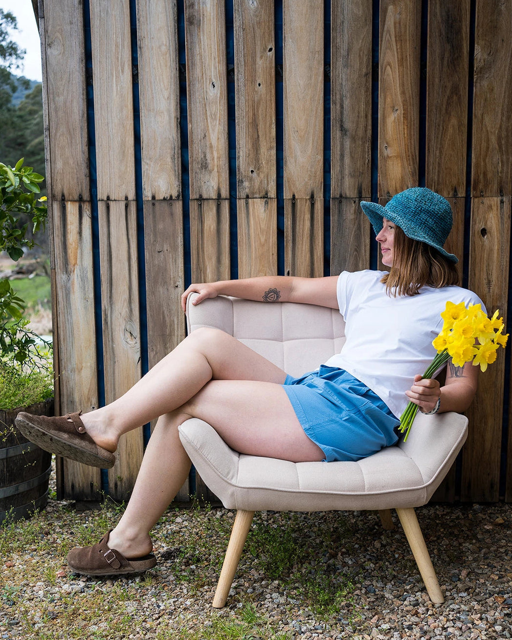 Sky Gypsies Everyday Tee White seat