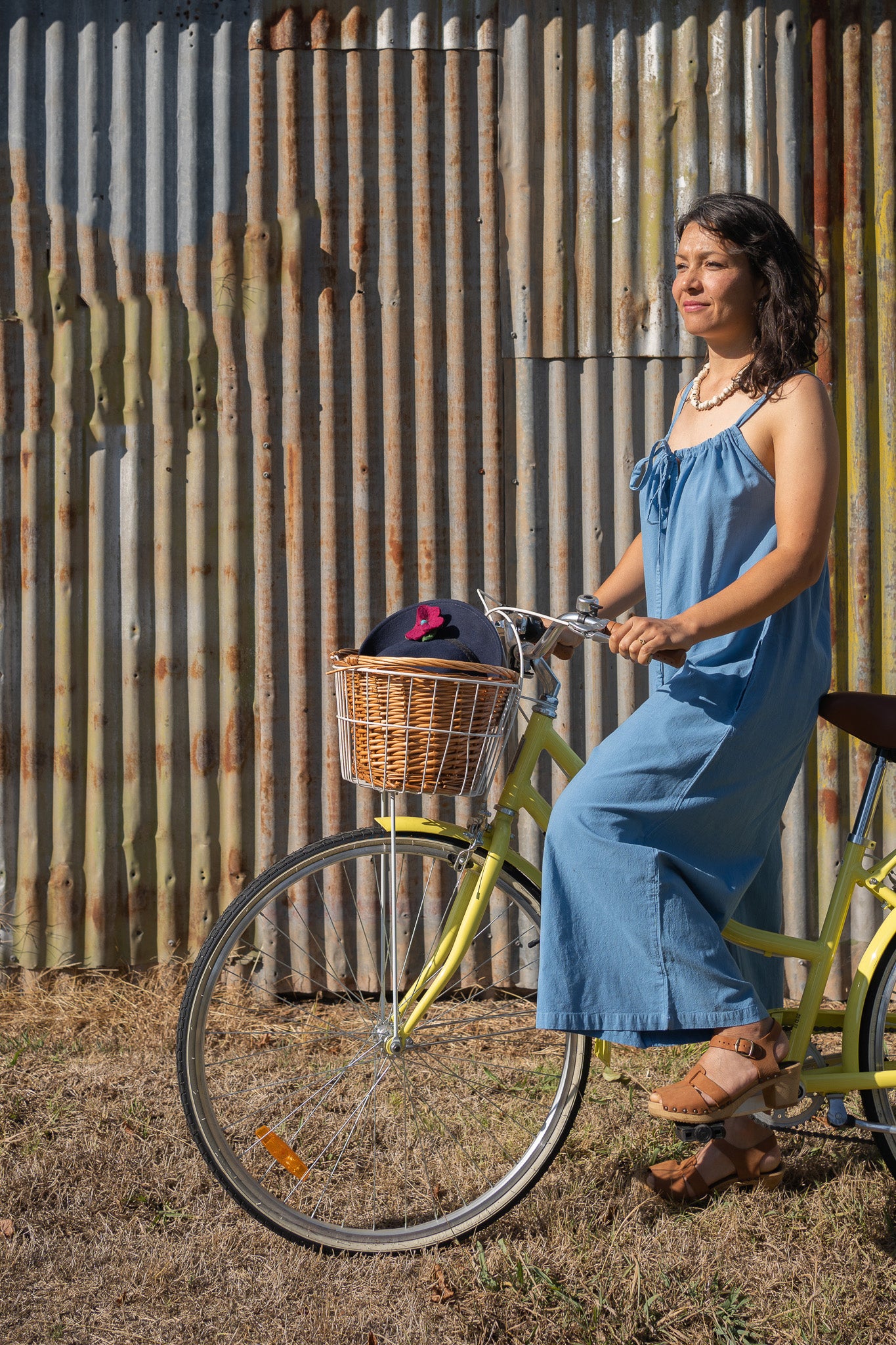 Cornflower Strappy Romper