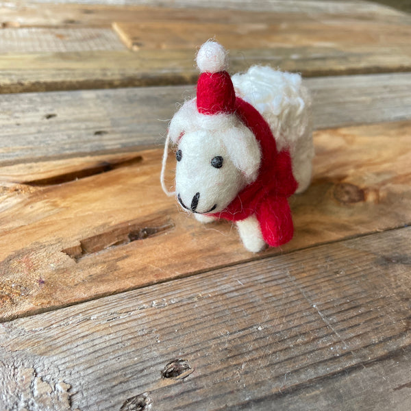 Christmas Sheep - Tree Decoration