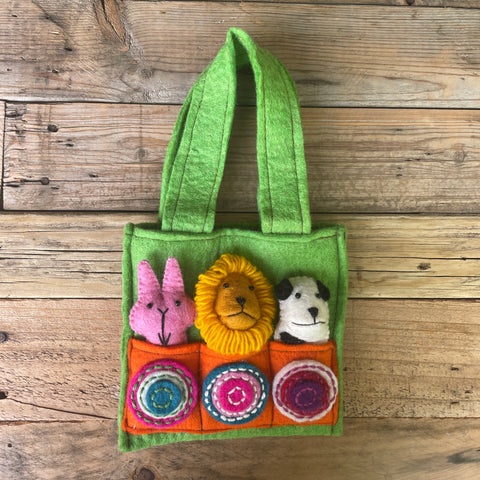 Finger Puppet - Felt Bag