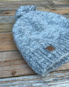 Sky Gypsies Mohair marl Pompom Silver Mist