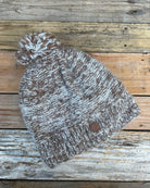 Sky Gypsies- Mohair Marl Pompom Beanie Hot Choc 3