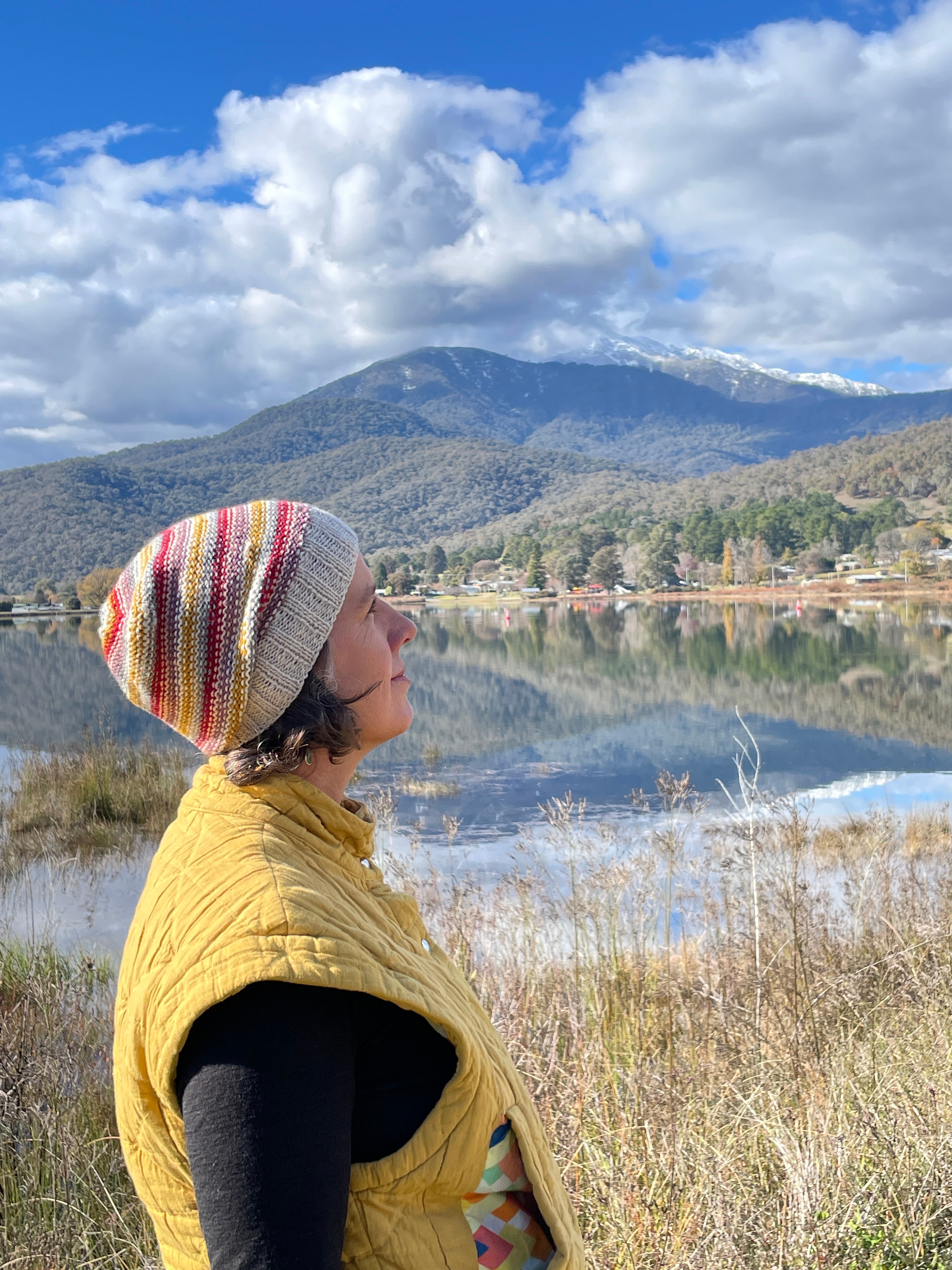 wool merino slouch beanie