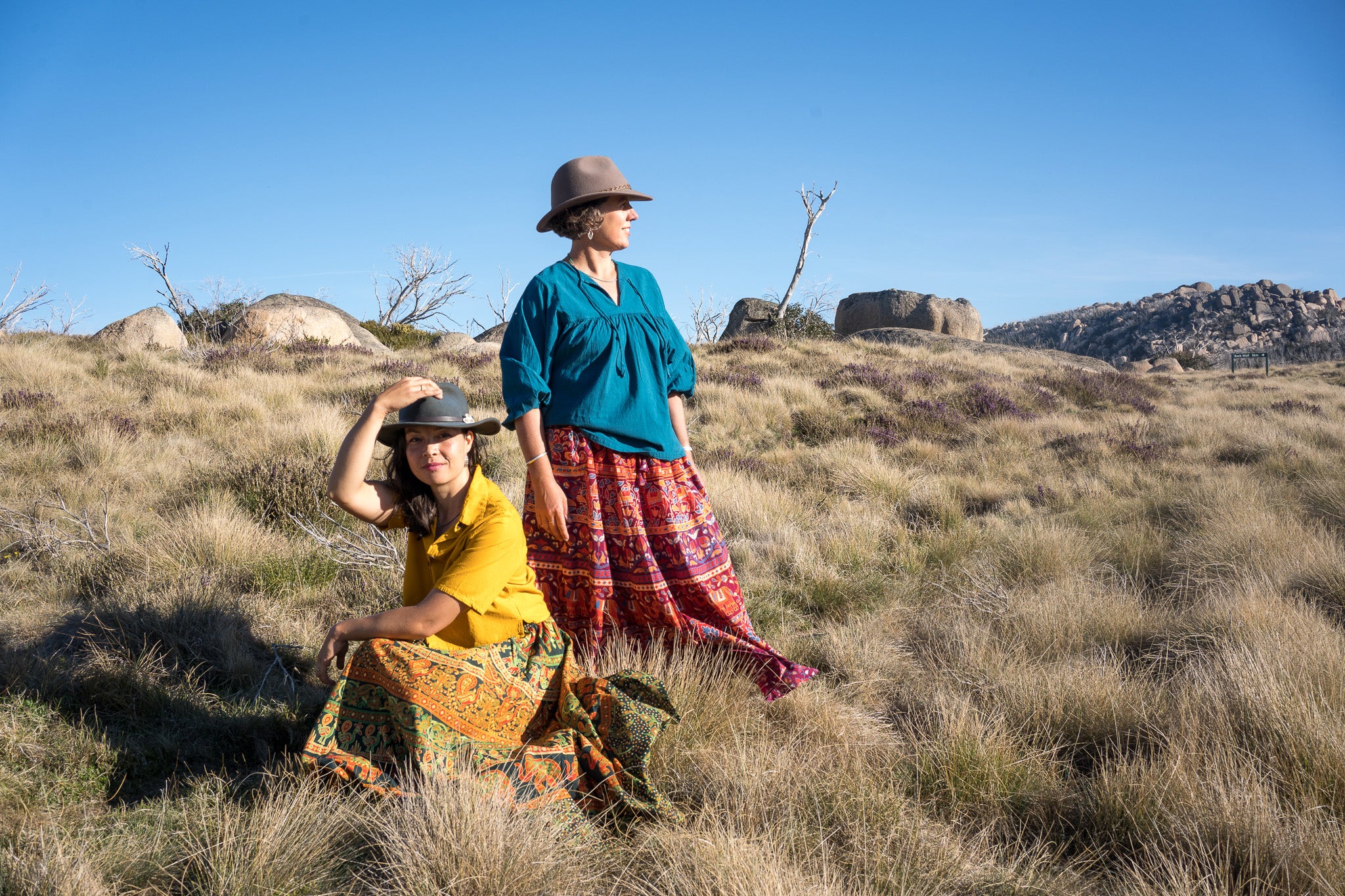 Pattern Skirts and Gypsy Tops