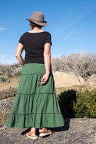 Ruffle Skirt Green Back