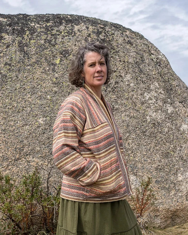 Sky Gypsies Boxy Jacket Browns side View