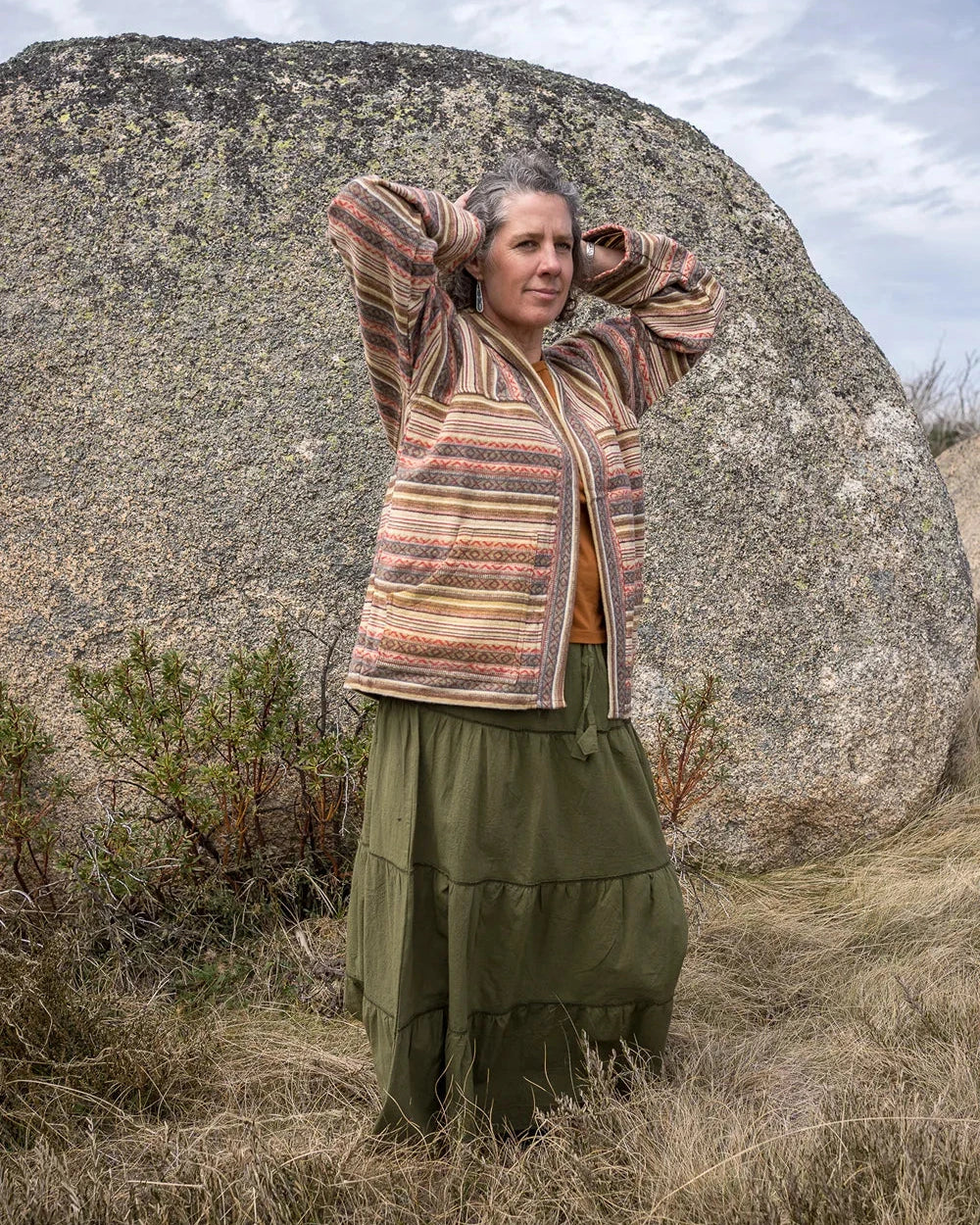 Sky Gypsies Boxy Jacket Browns