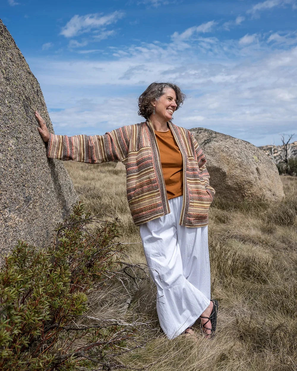 Sky Gypsies- Boxy Jacket Browns