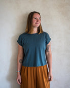 Sky Gypsies Denim Everyday Tee Close