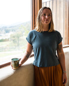 Sky Gypsies Denim Everyday Tee Window