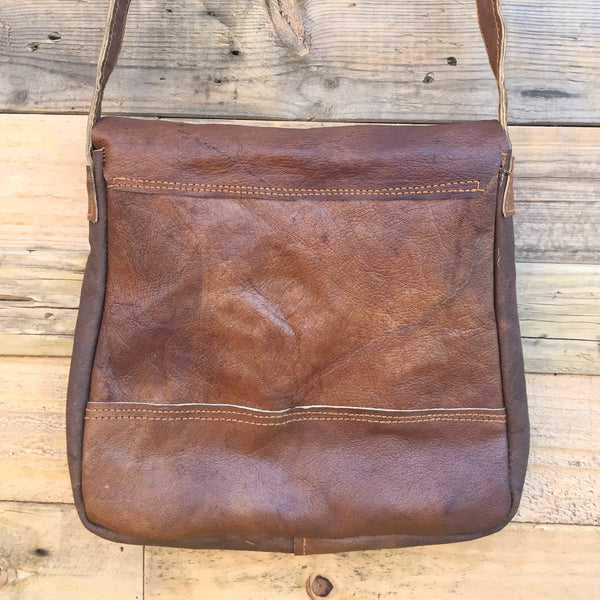 Chevron Leather Bag