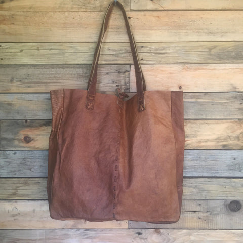 Martha Leather Tote Bag