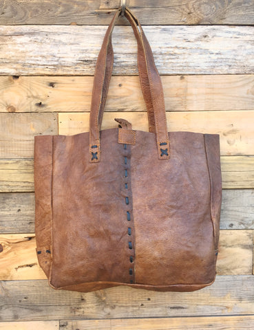 Molly Leather Tote Bag