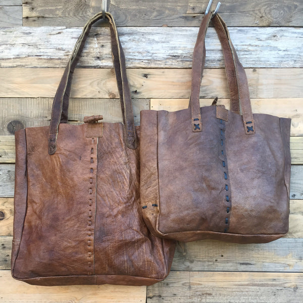 Martha Leather Tote Bag